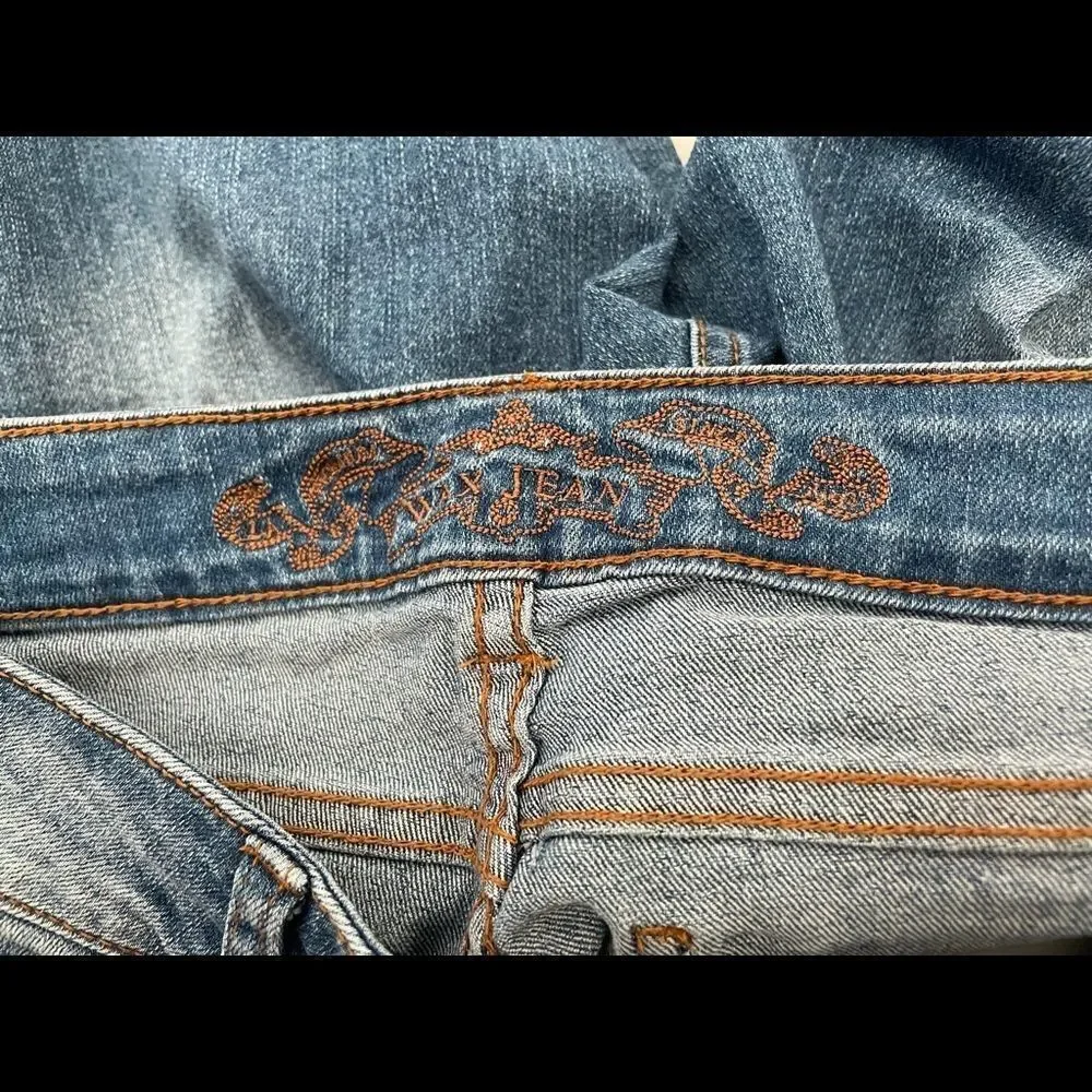Wax Jeans Boot Cut Stretch Medium Wash Sz 5